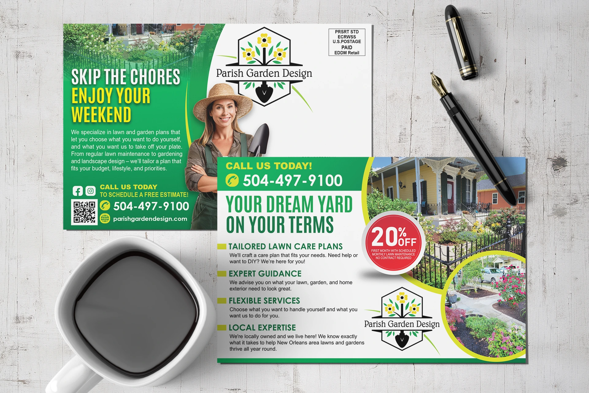 Small Business Postcard Marketing Design