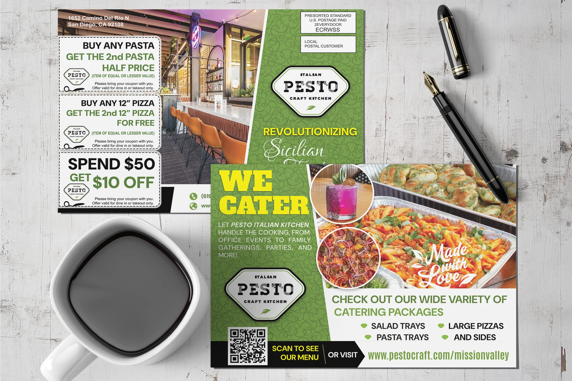 David Arthur Design - Postcard Mailer Graphics