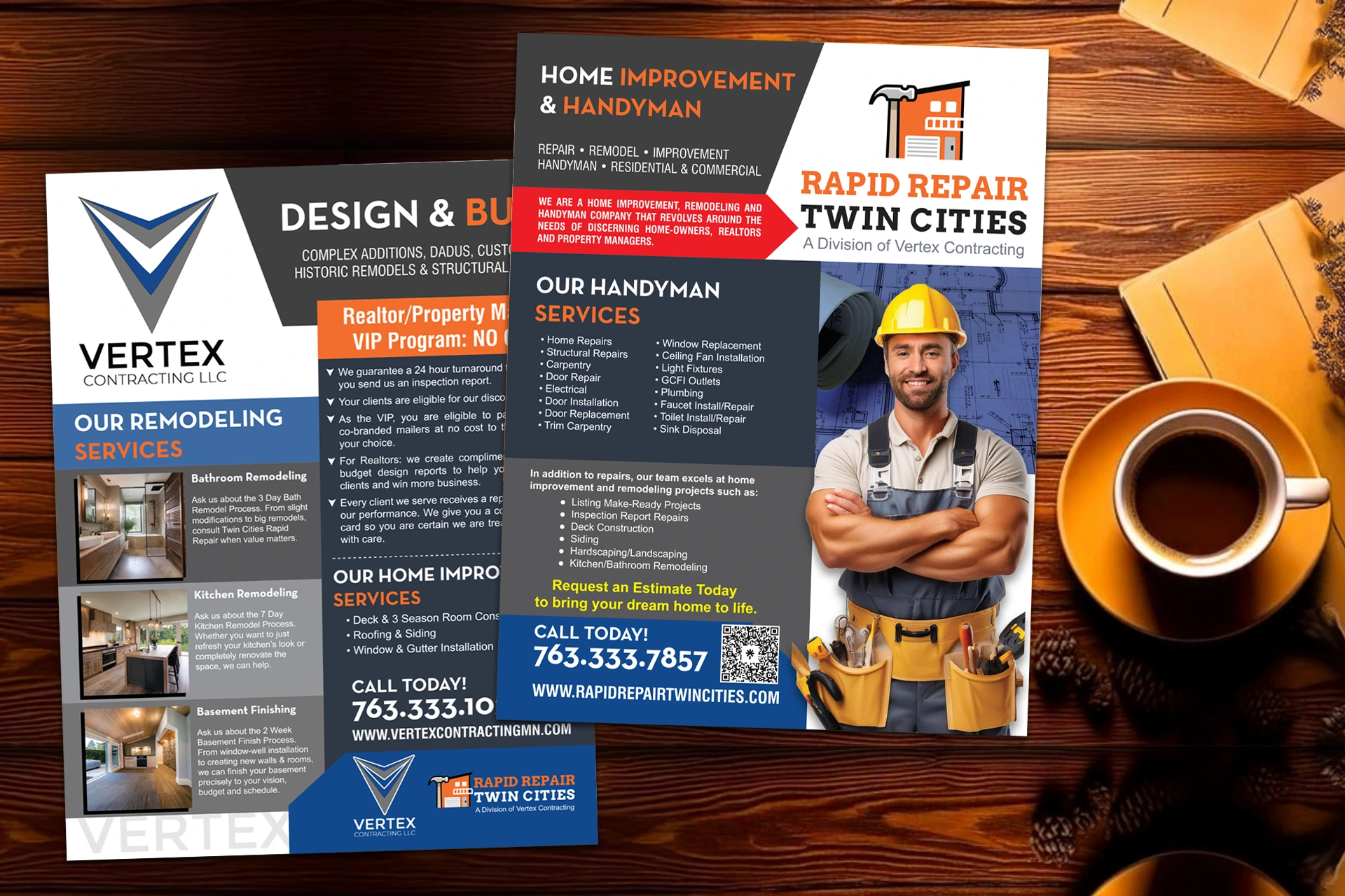 Service Business Print Flyer Graphic Design