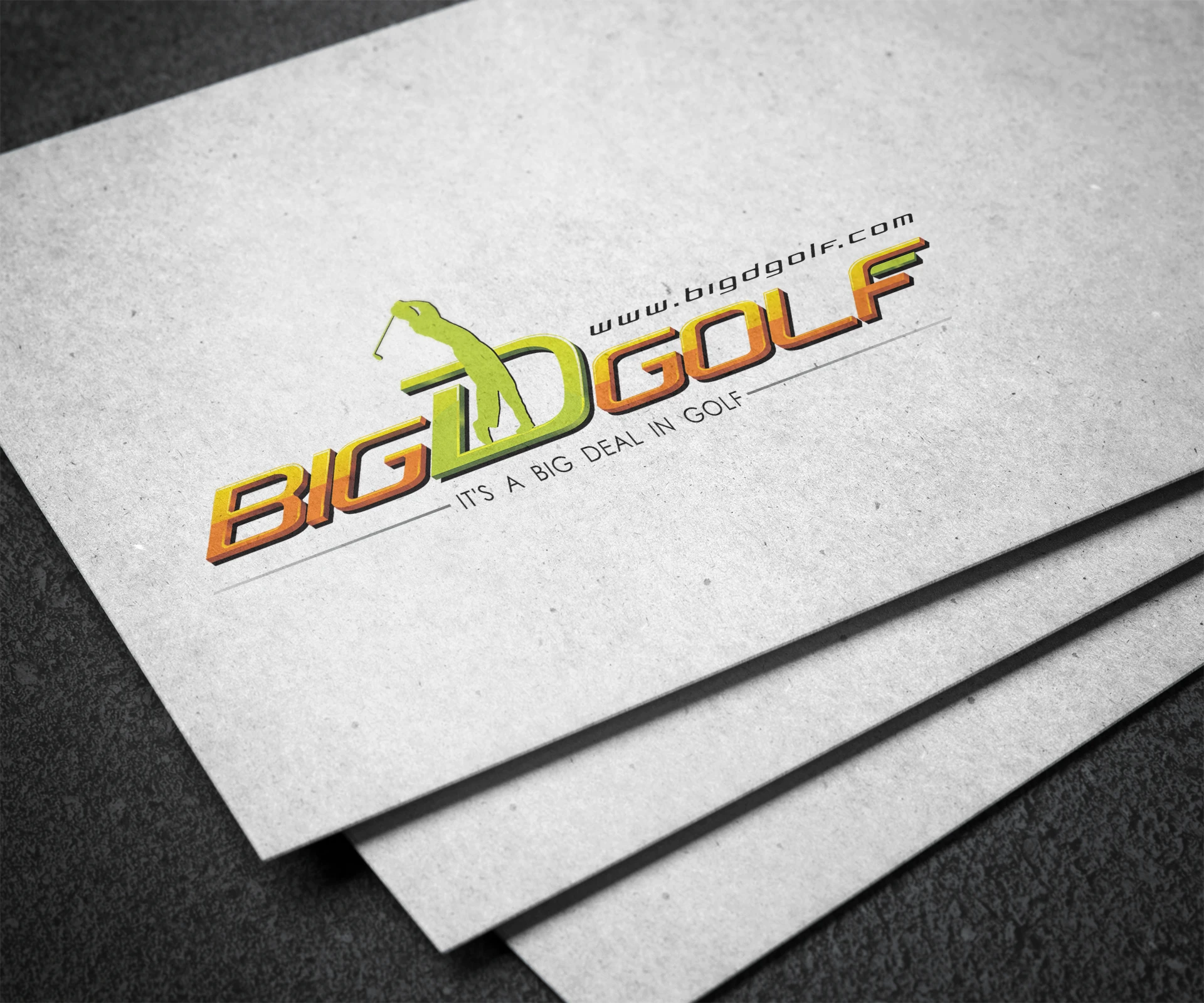 Big D Golf Logo Design Services