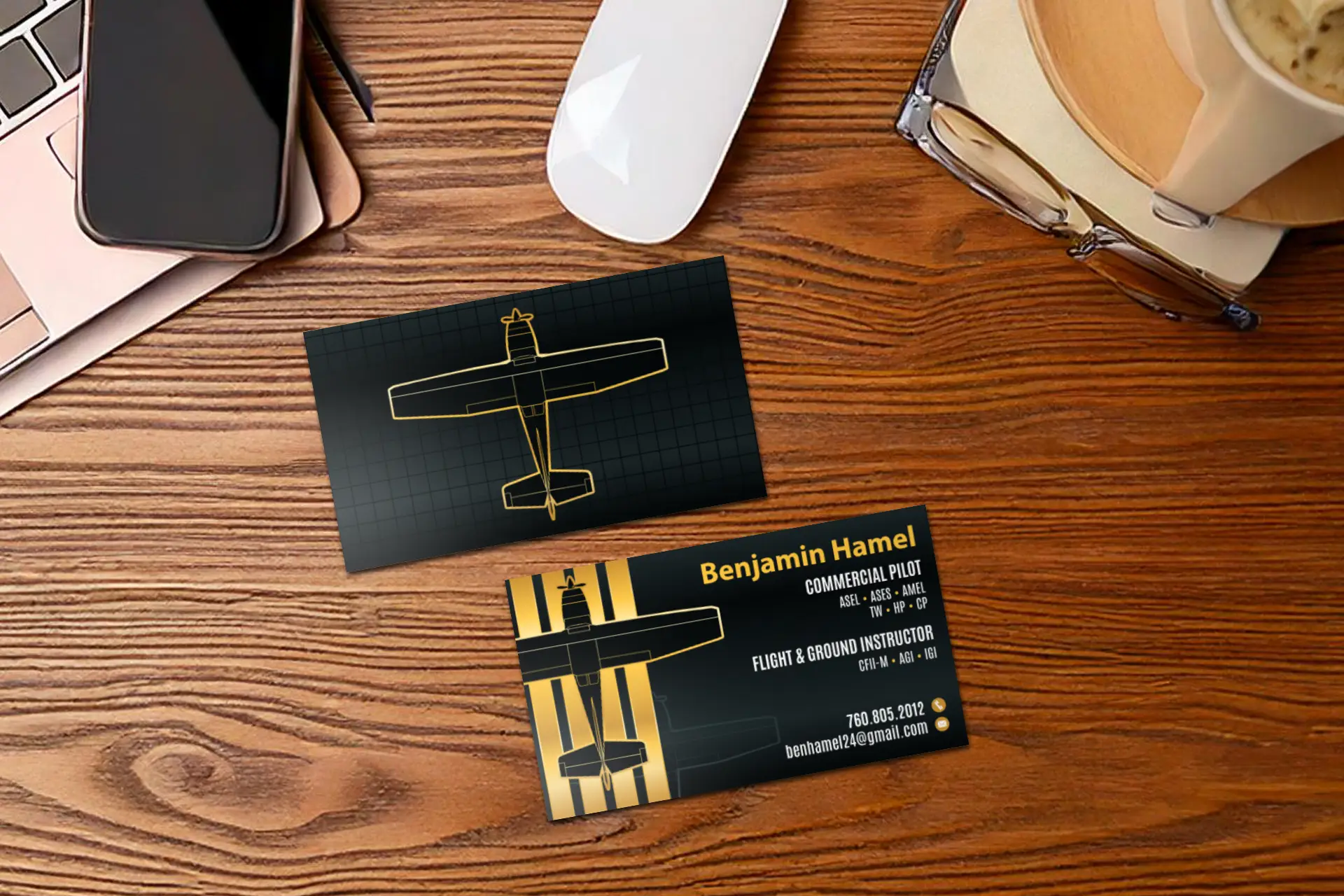Pilot Business Card Design Services