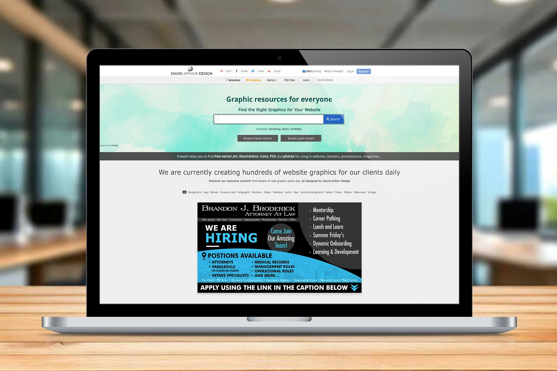 Broderick Online Advertisement Design Service