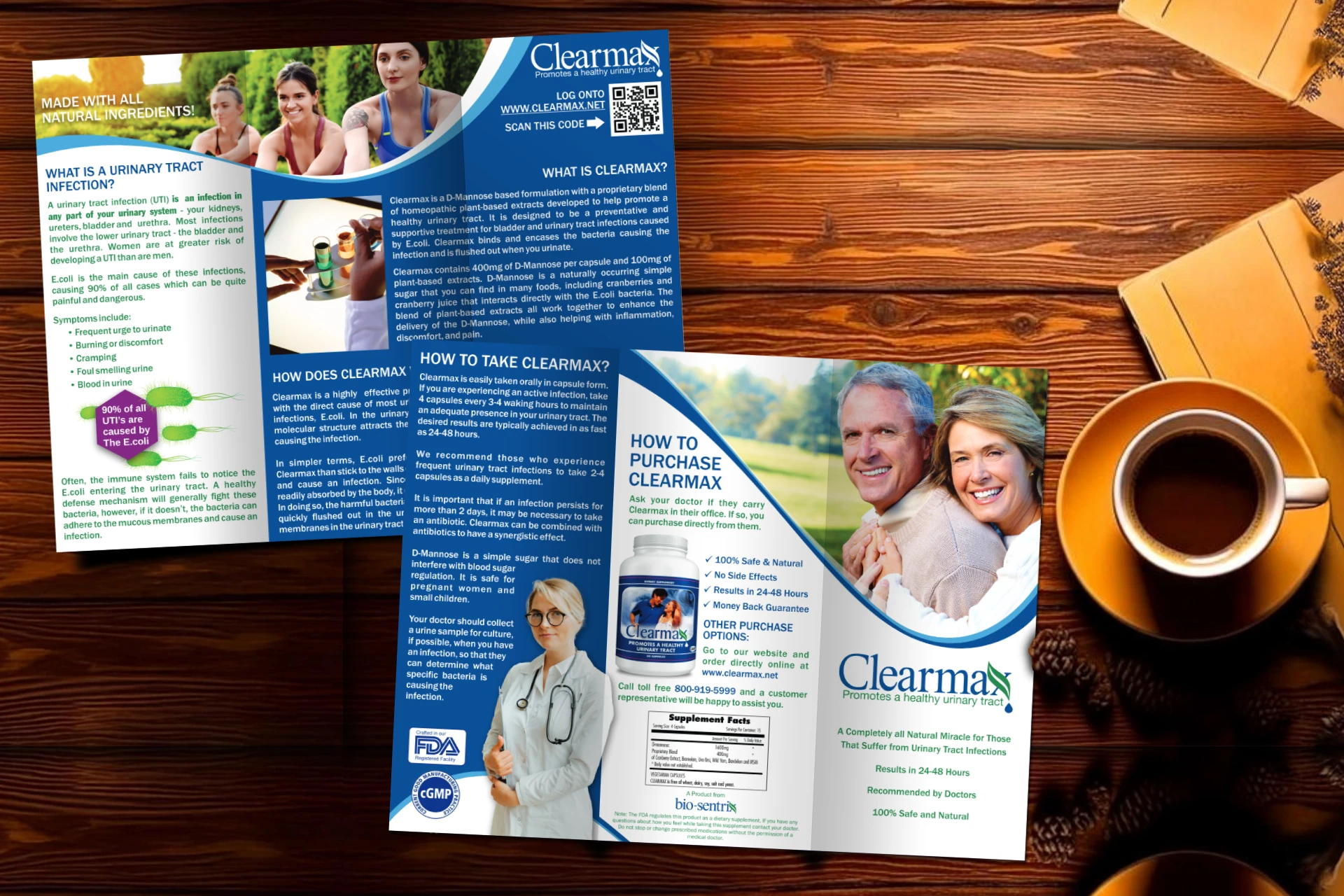 ClearMax Tri-Fold Brochure Design