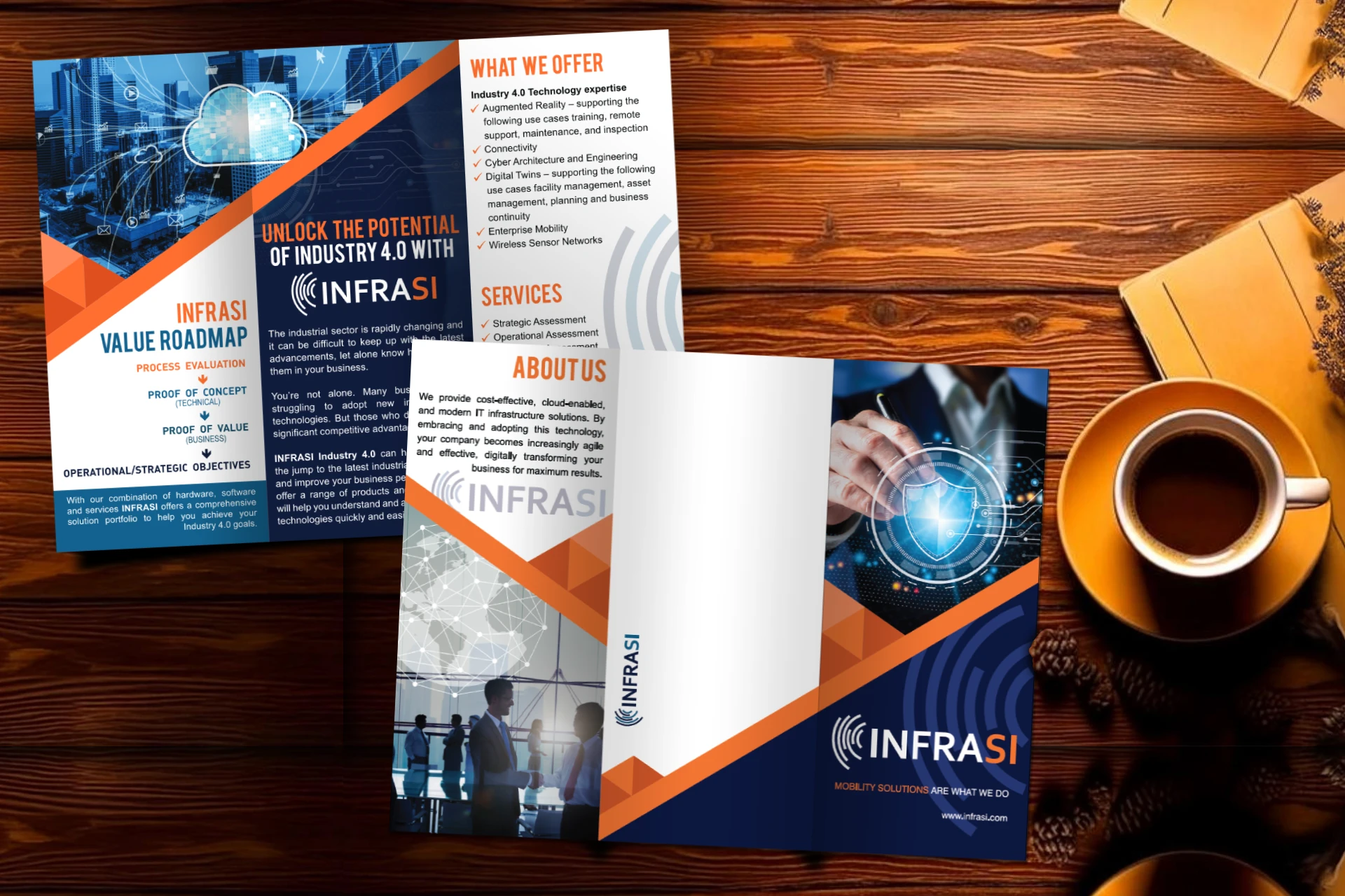 Infrasi Tri-Fold Brochure Design