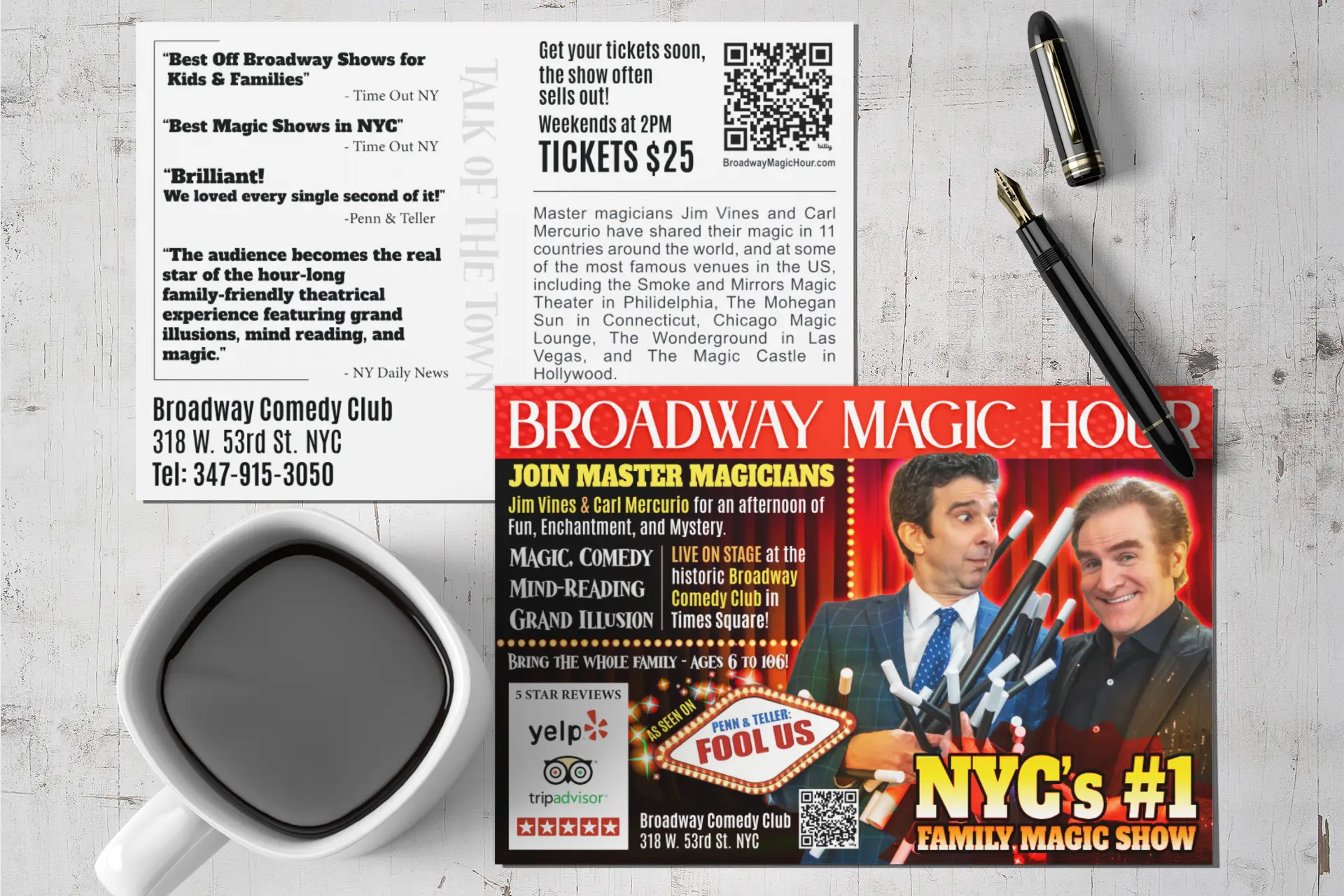 Postcard Handout design