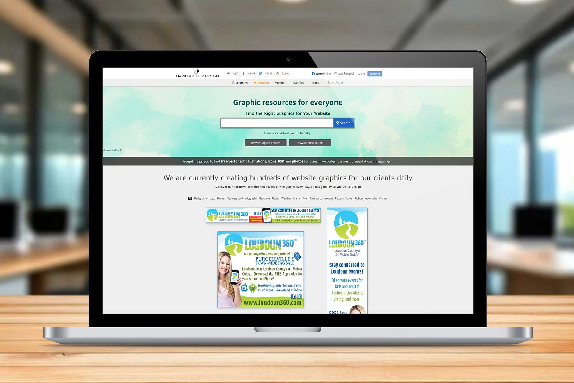 Loudoun360 Web Graphics Design