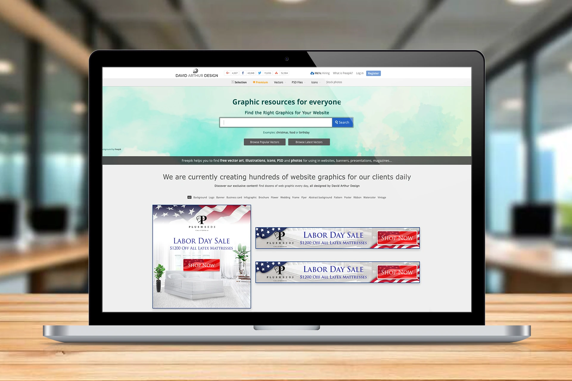 Plush Beds Website Banners