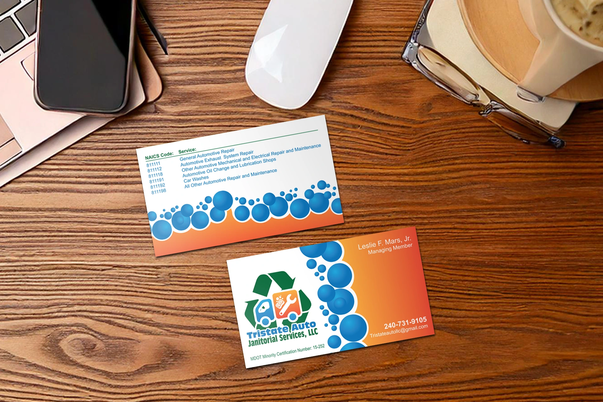 Custom Business Card Graphic Design