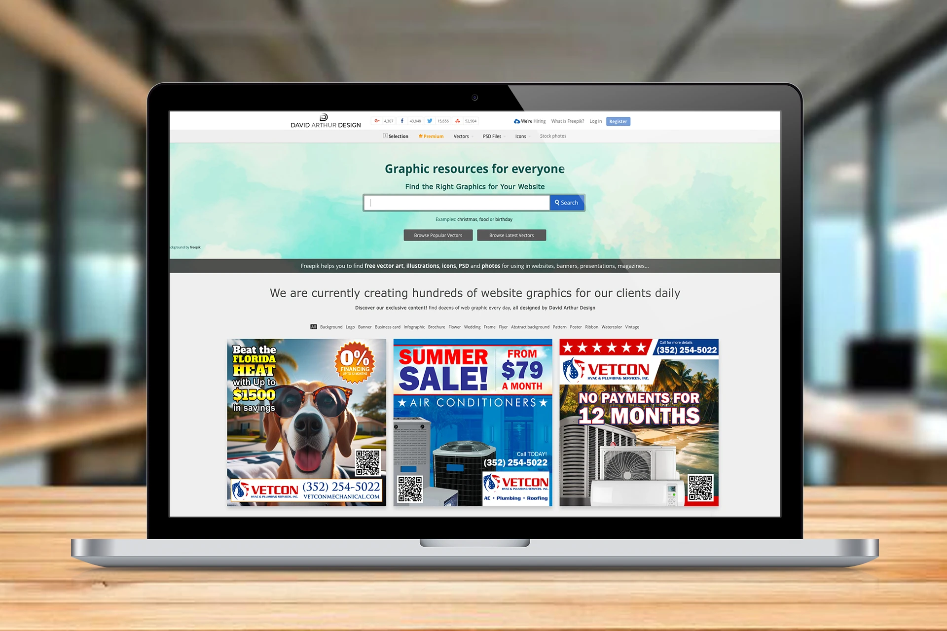 Vetcon Website Banner Graphic Design